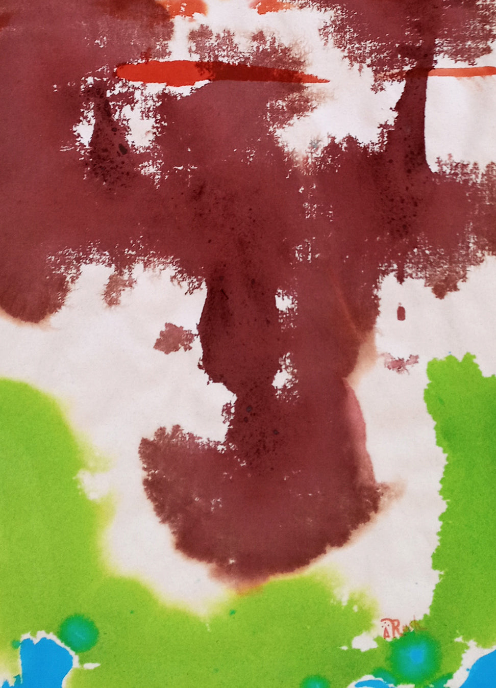 Floating Tree Island - 30 x 22.5 x 0 inches - Acrylic On Canvas