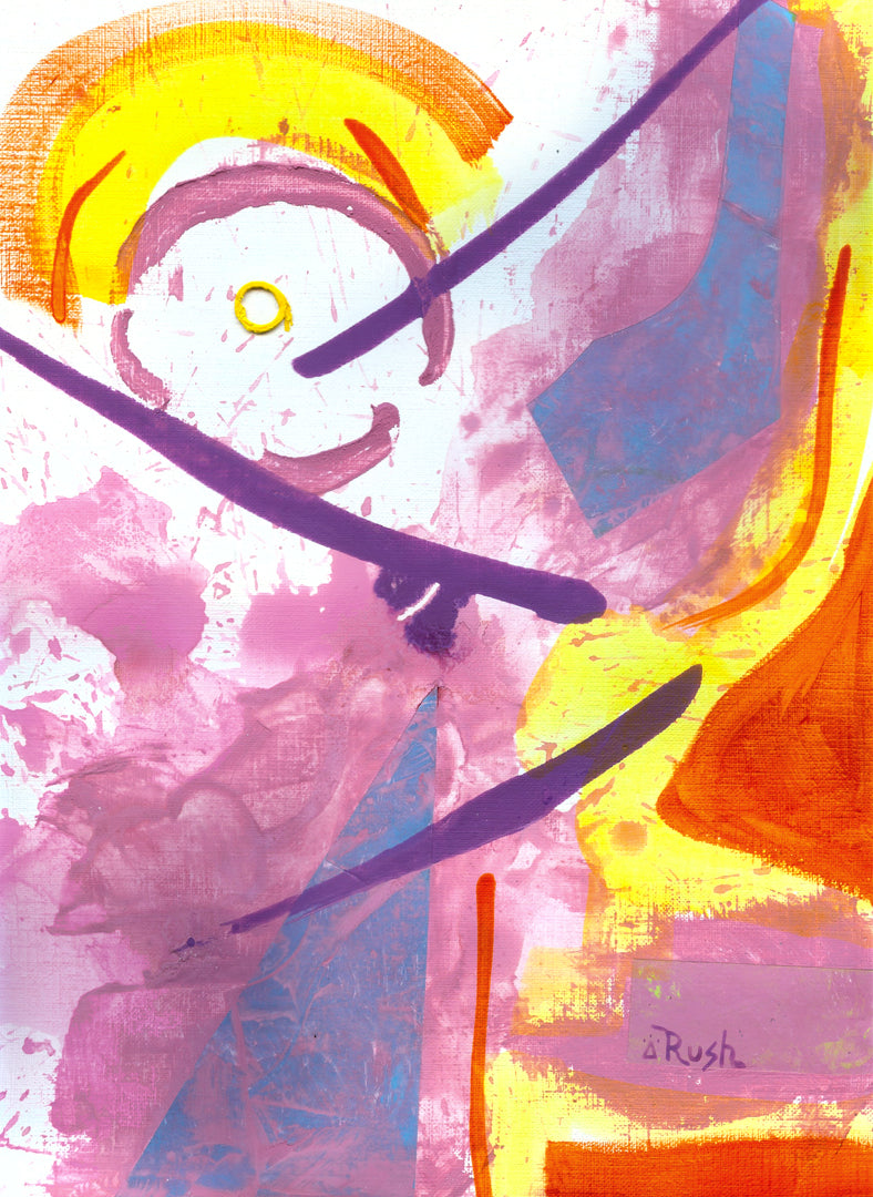 Gaiety - 12 x 9 inches - Mixed Media Collage on Paper