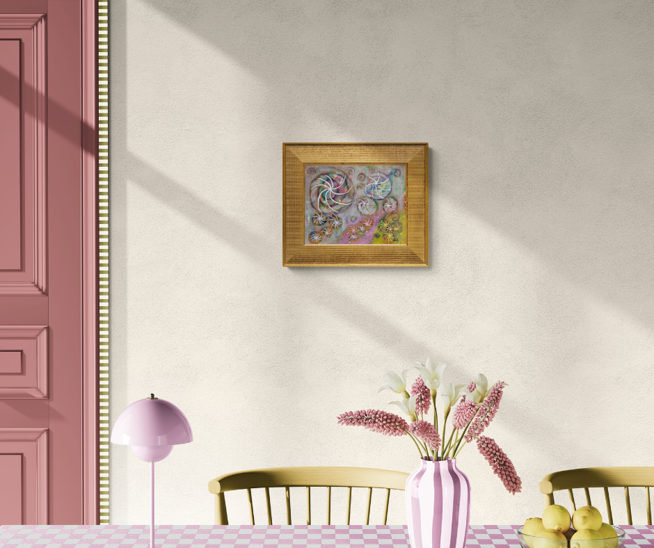 Advancing Together - 11 x 13.5 inches - Mixed Media on Paper