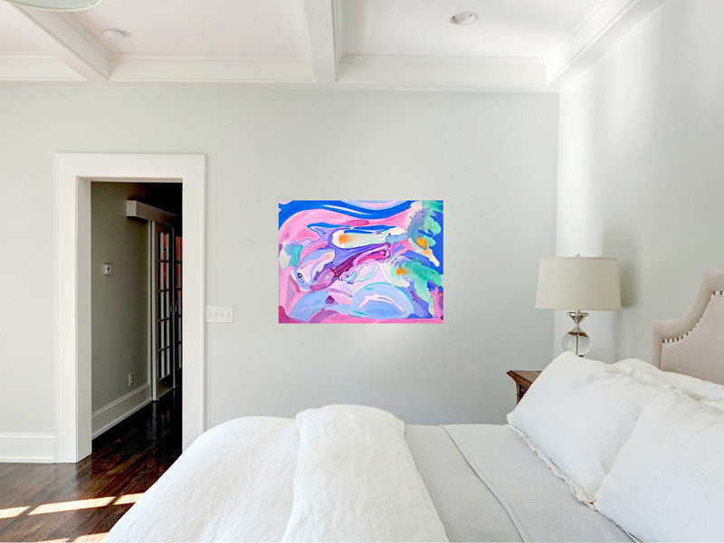 Waters of Birth - 36 x 48 x 1.5 inches - Acrylic on Canvas