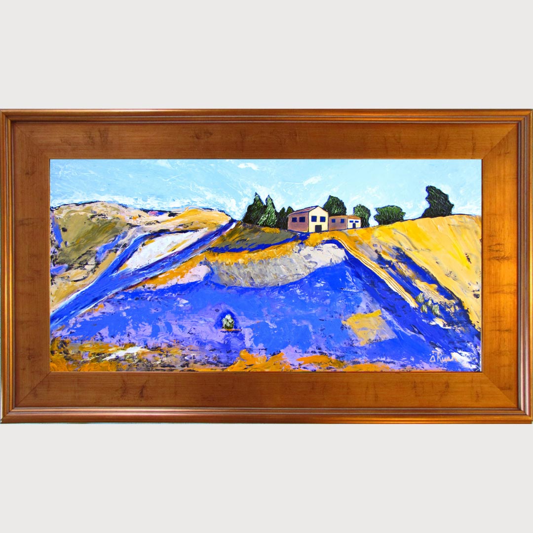 Whispering Pines - 12 x 24 inches - Oil on MDF - Framed
