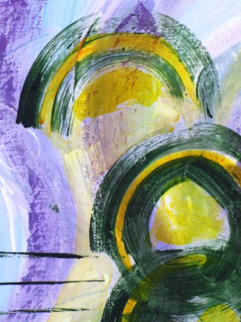 Light Activation - 24 x 12 x 0.75 inches - Mixed Media on Canvas