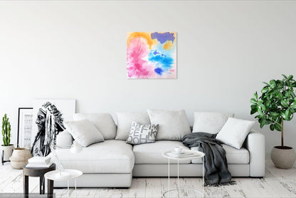 Buffalo Spirit, 52 x 59 x 0 in, Acrylic on Flat Canvas - Mary Rush Artist - Wildfeather Fine Art