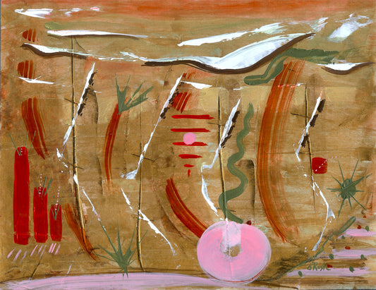 Desert Flora - 11 x 8.5 inches - Acrylic on Paper