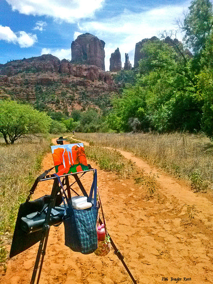 Eden - Cathedral Rock Sedona - 9 x 12 x 0.125 - Acrylic on Wood