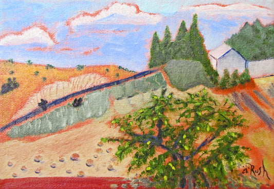 View of Fitness Hill - Original Painting