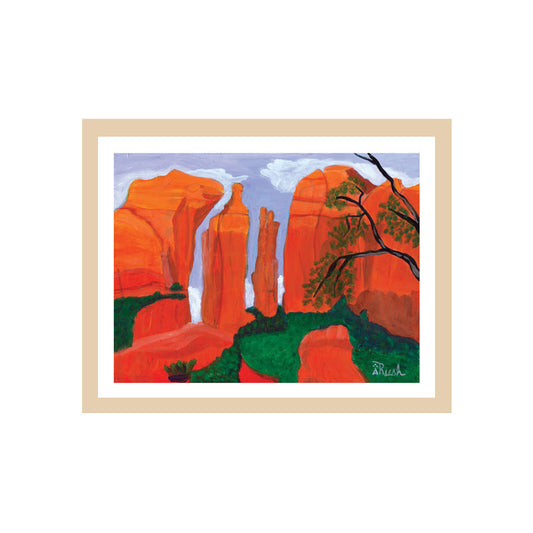 Art Cards - Sedona - 4 Pack - 4.25 x 5.5 inches - Free Shipping - 8 Cards to Choose From
