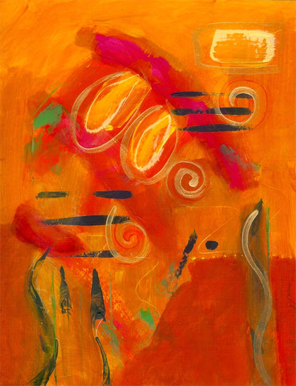 Lightbulb Moment -11 x 8.5 inches - Acrylic on Paper - Framed or Unframed