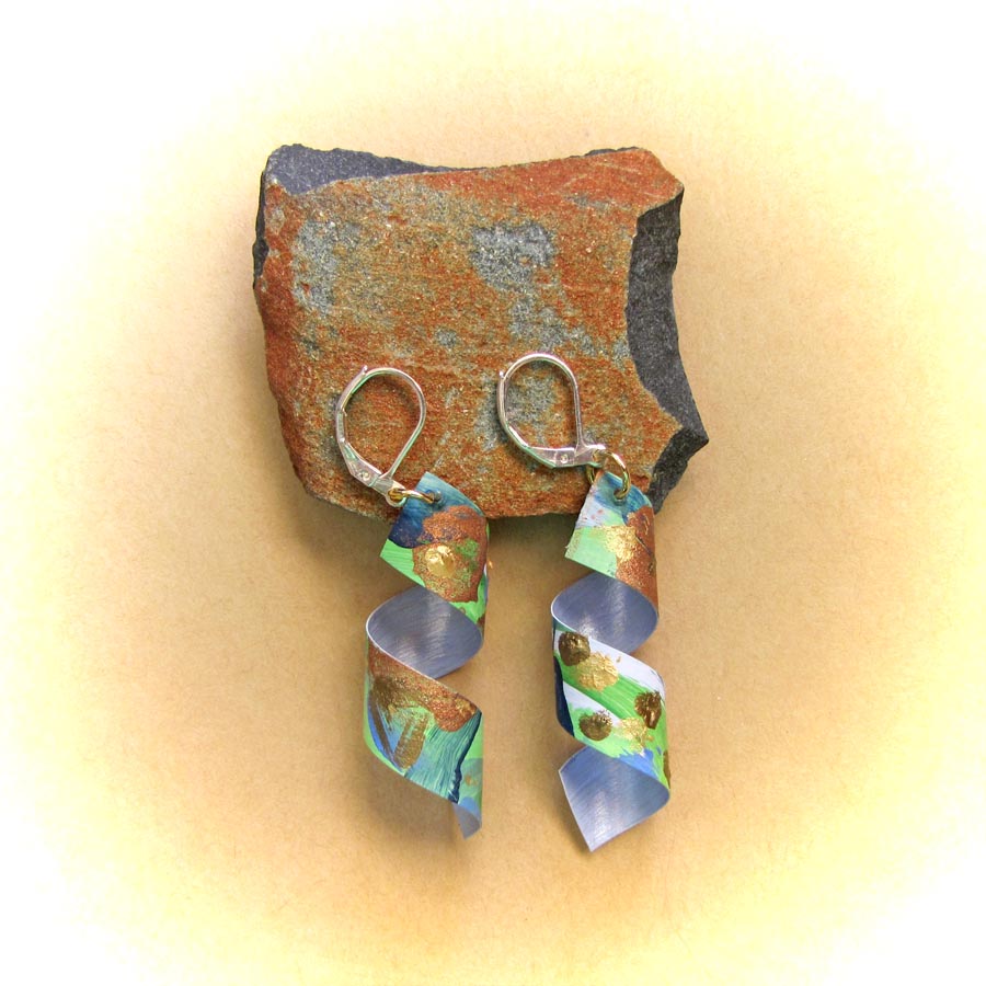 Earrings - Blue Jeans #1