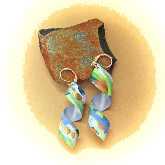 Earrings - Blue Jeans #6