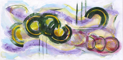 Light Activation - 24 x 12 x 0.75 inches - Mixed Media on Canvas