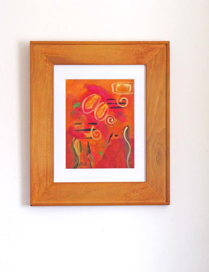 Lightbulb Moment -11 x 8.5 inches - Acrylic on Paper - Framed or Unframed
