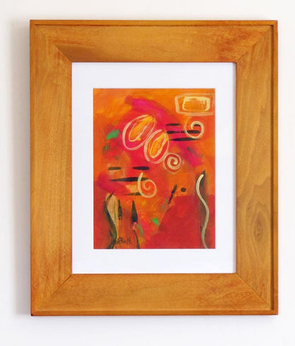 Lightbulb Moment -11 x 8.5 inches - Acrylic on Paper - Framed or Unframed