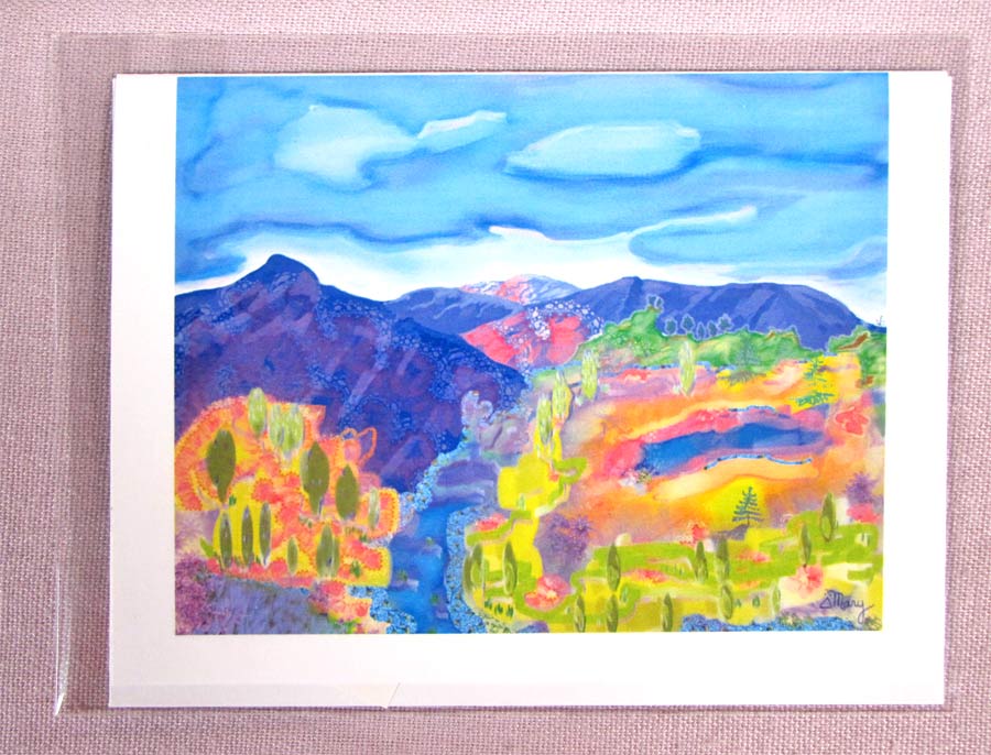 Art Card - Happy Place - 4.25 x 5.5 inches - Free Shipping