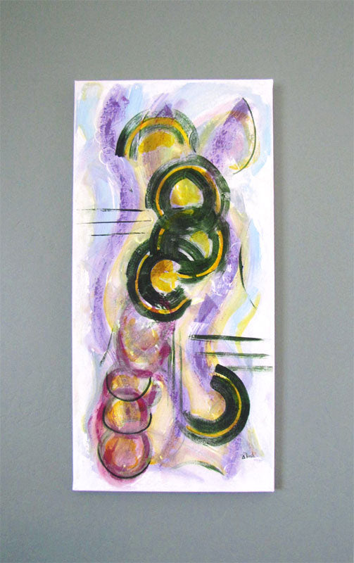 Light Activation - 24 x 12 x 0.75 inches - Mixed Media on Canvas