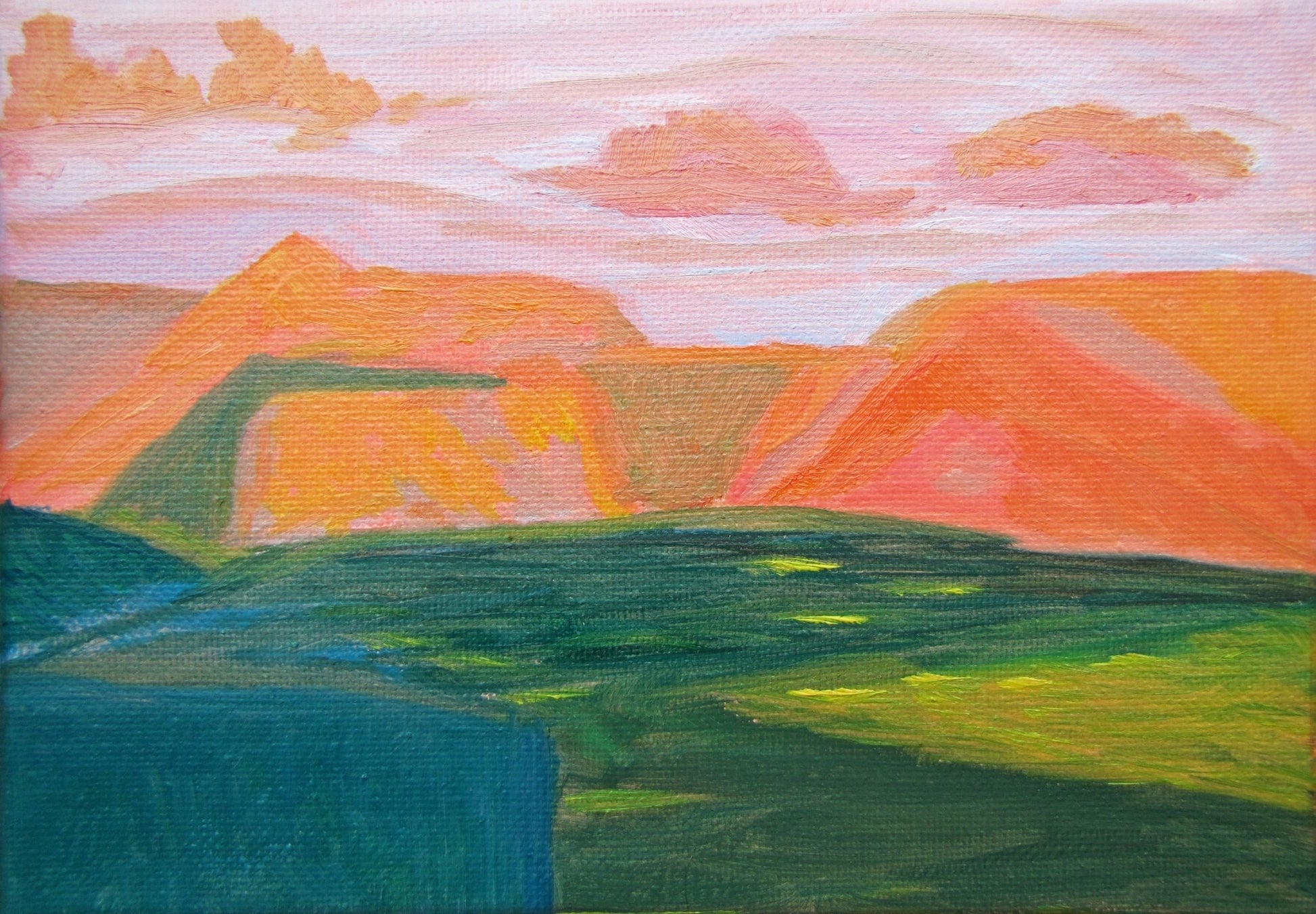 Sherbet Sunset - Mary Rush Artist - Wildfeather Fine Art